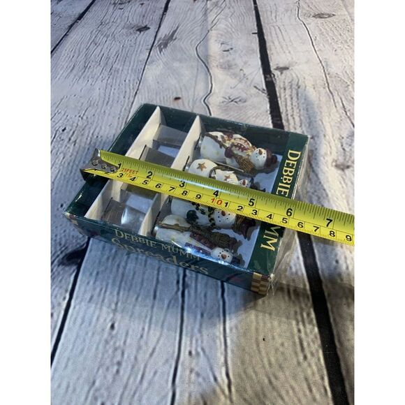 VTG 1999 Boston Warehouse Debbie Mumm Christmas Snowman Spreaders - Pack of 4 - Picture 8 of 9